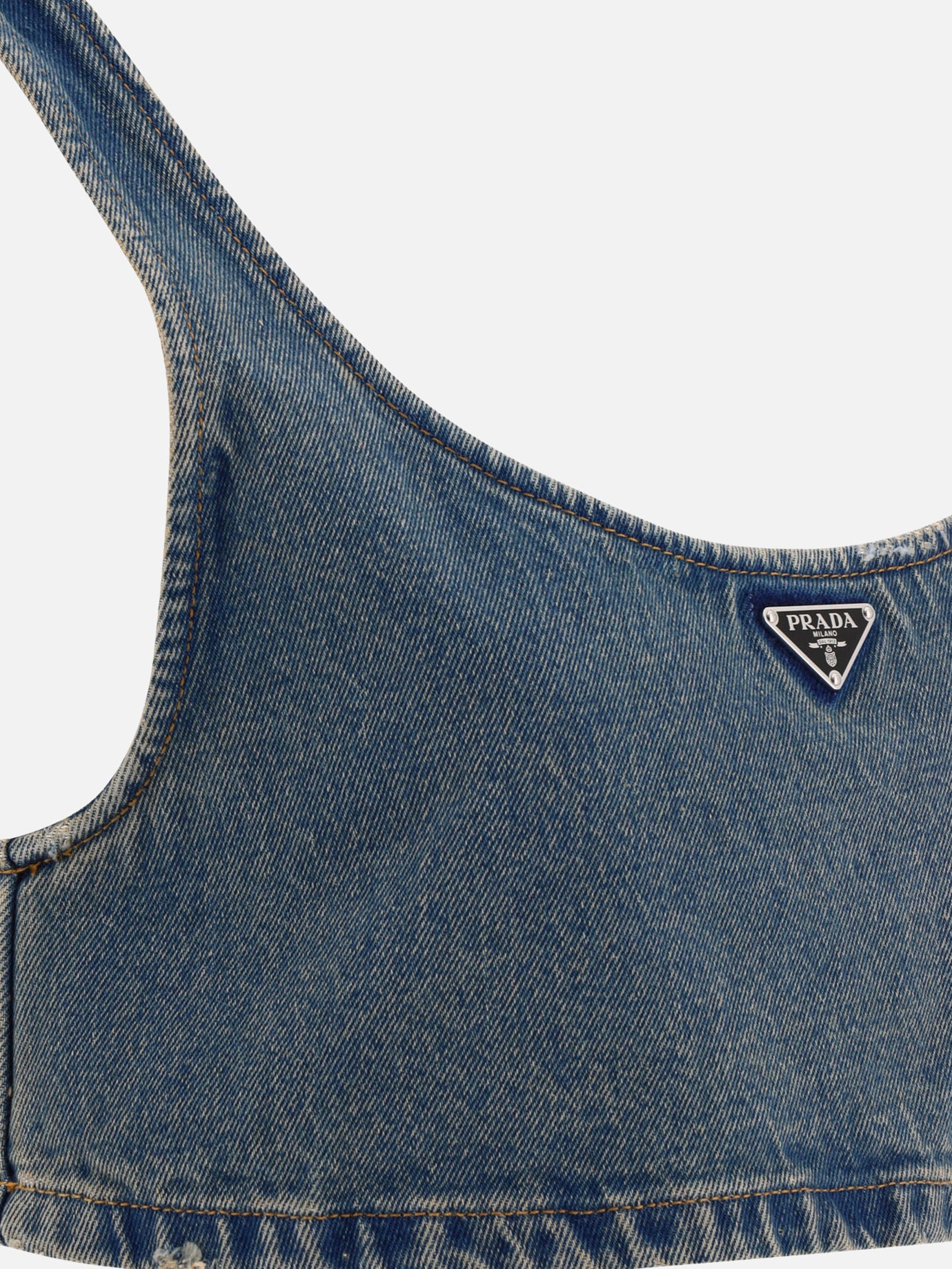 Crop tops 100% cotton  Blue - Prada Women | PDP | VIETTI Online Store | thumbnail_4