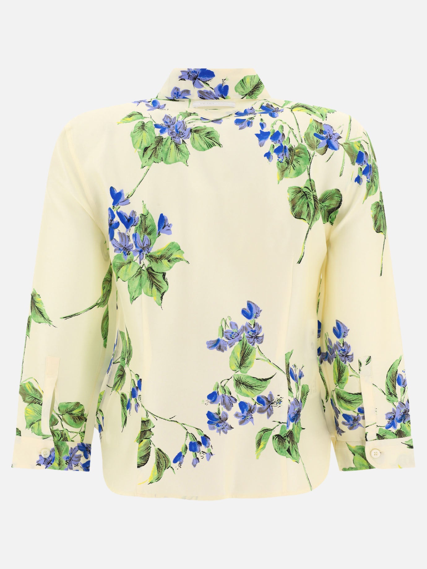 Printed silk shirt