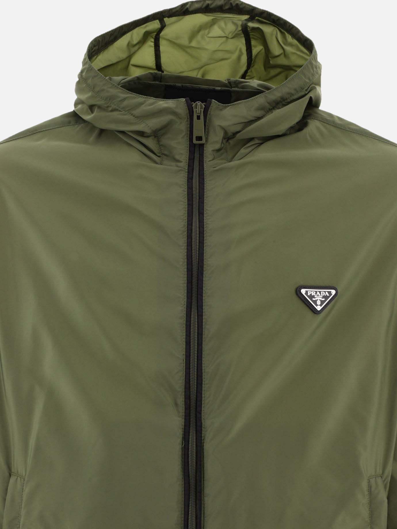 Windbreakers 100% polyamide  Green - Prada Men | PDP | VIETTI Online Store | thumbnail_3