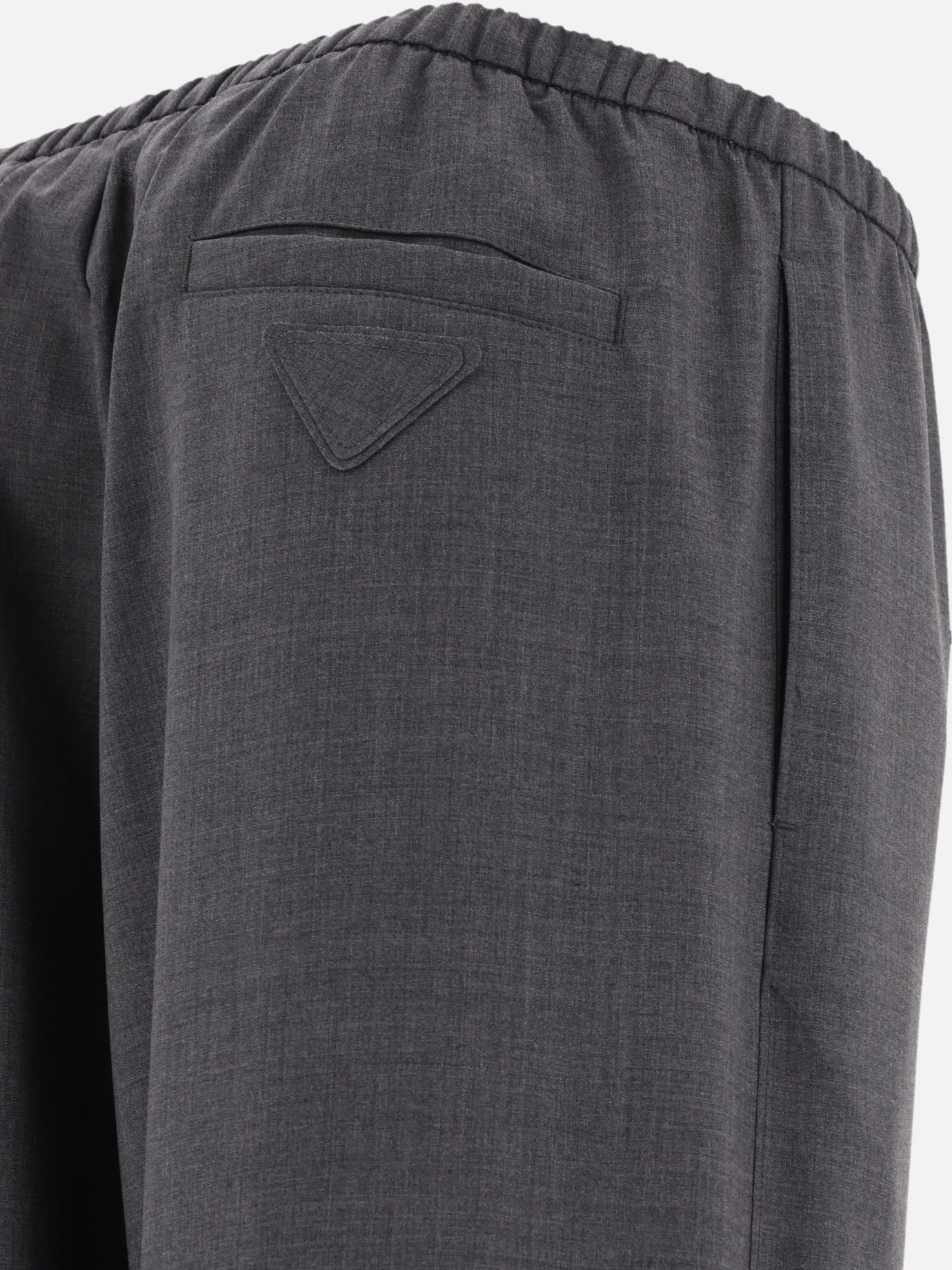 Leisure trousers 100% wool  Grey - Prada Men | PDP | VIETTI Online Store | thumbnail_4