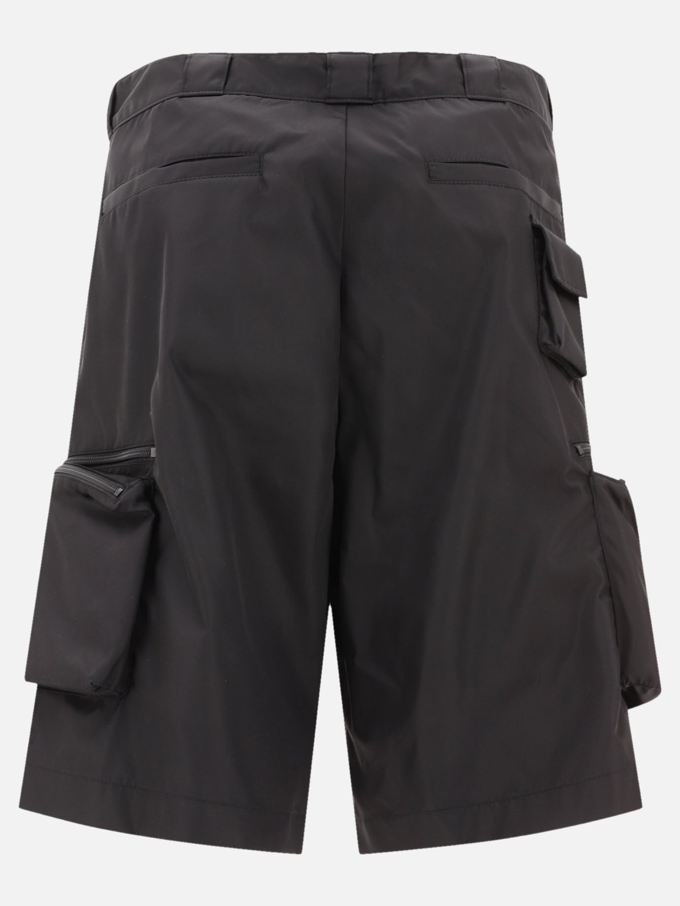 Cargo shorts 100% polyamide  Black - Prada Men | PDP | VIETTI Online Store | thumbnail_2