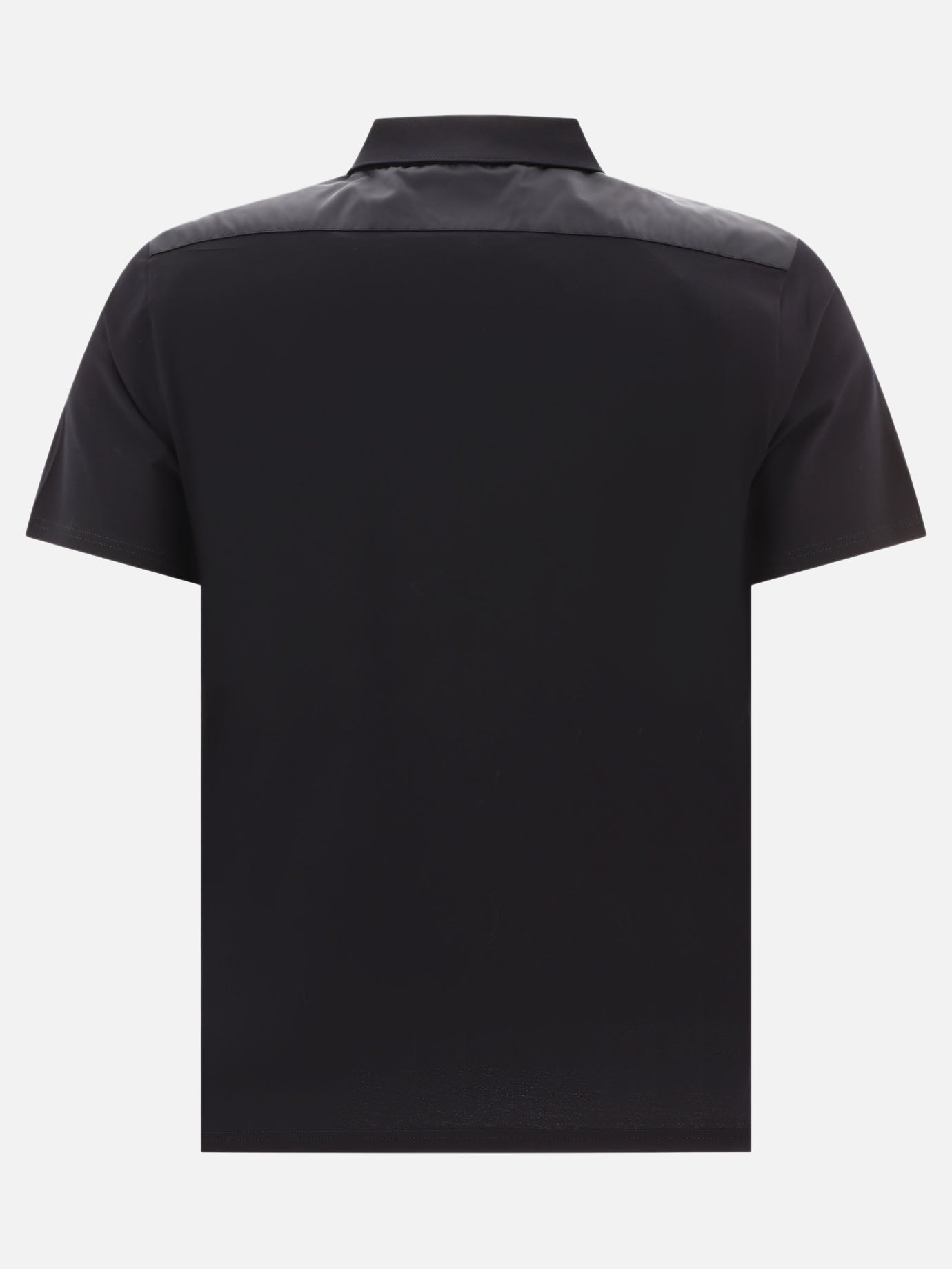 Polo shirts with buttons 92% cotton 8% elastane  Black - Prada Men | PDP | VIETTI Online Store | thumbnail_2
