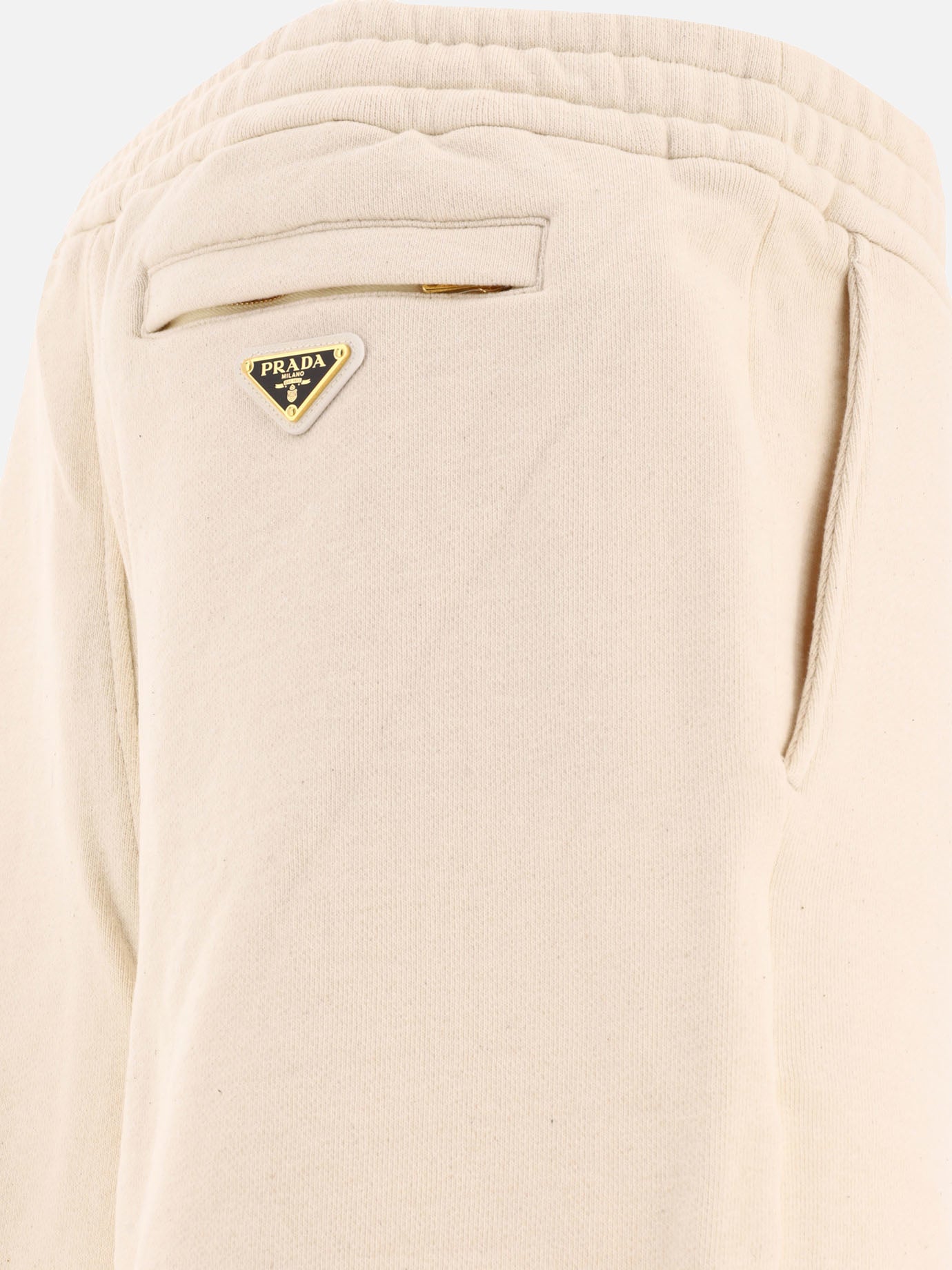 Sweat shorts 100% cotton  Beige - Prada Men | PDP | VIETTI Online Store | thumbnail_4