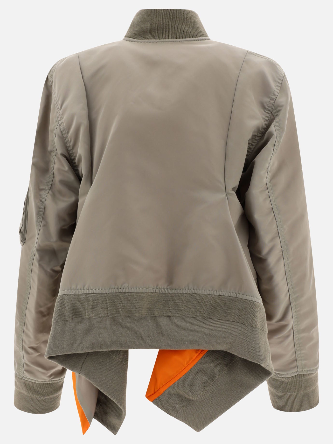 Bomber jackets 100% nylon  Green - Sacai Women | PDP | VIETTI Online Store | thumbnail_2