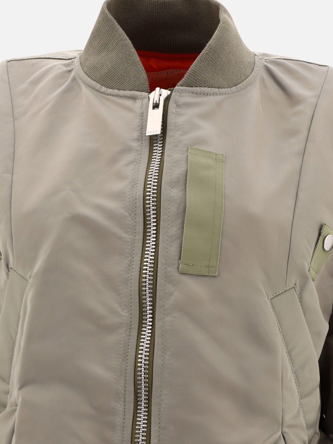 Bomber jackets 100% nylon  Green - Sacai Women | PDP | VIETTI Online Store | thumbnail_3