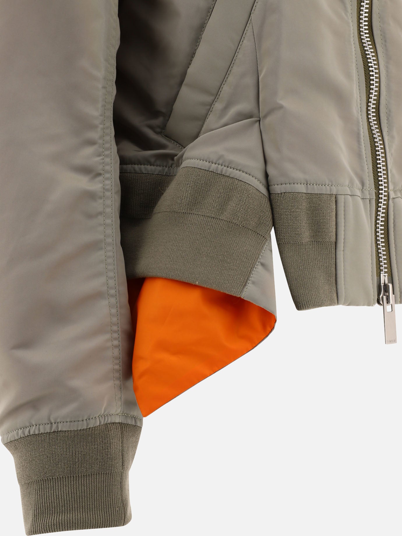 Bomber jackets 100% nylon  Green - Sacai Women | PDP | VIETTI Online Store | thumbnail_4