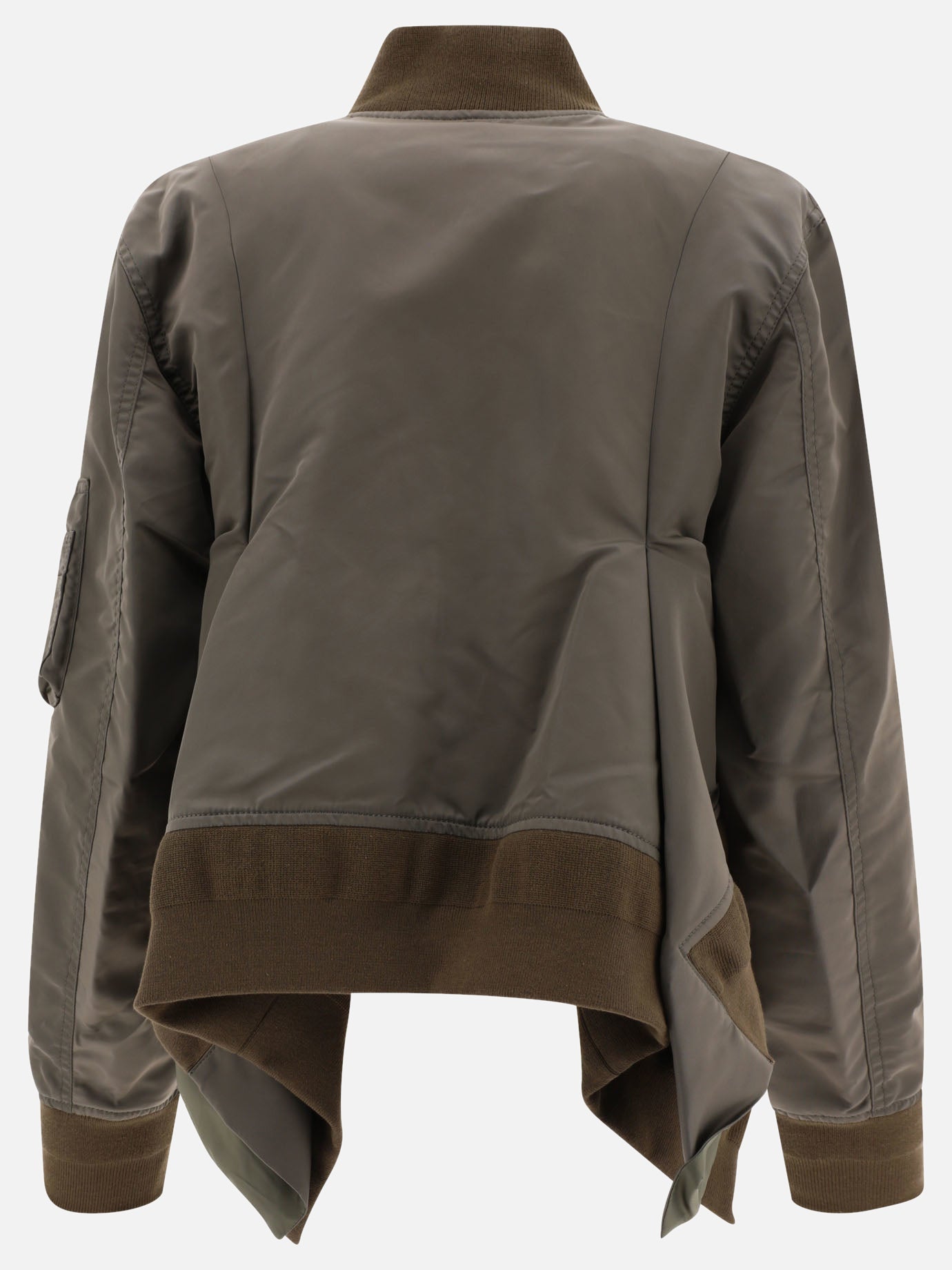 Bomber jackets 100% nylon  Green - Sacai Women | PDP | VIETTI Online Store | Zoom-Modal_2
