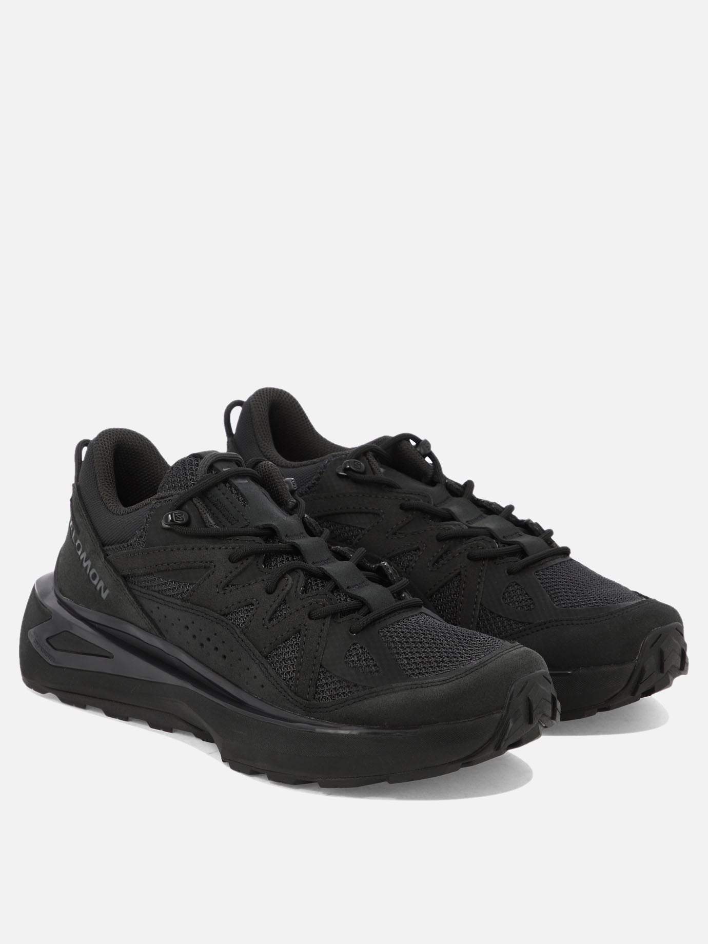 Low top sneakers 60% mesh 40% leather - 100% rubber  Black - Salomon Men | PDP | VIETTI Online Store | thumbnail_2