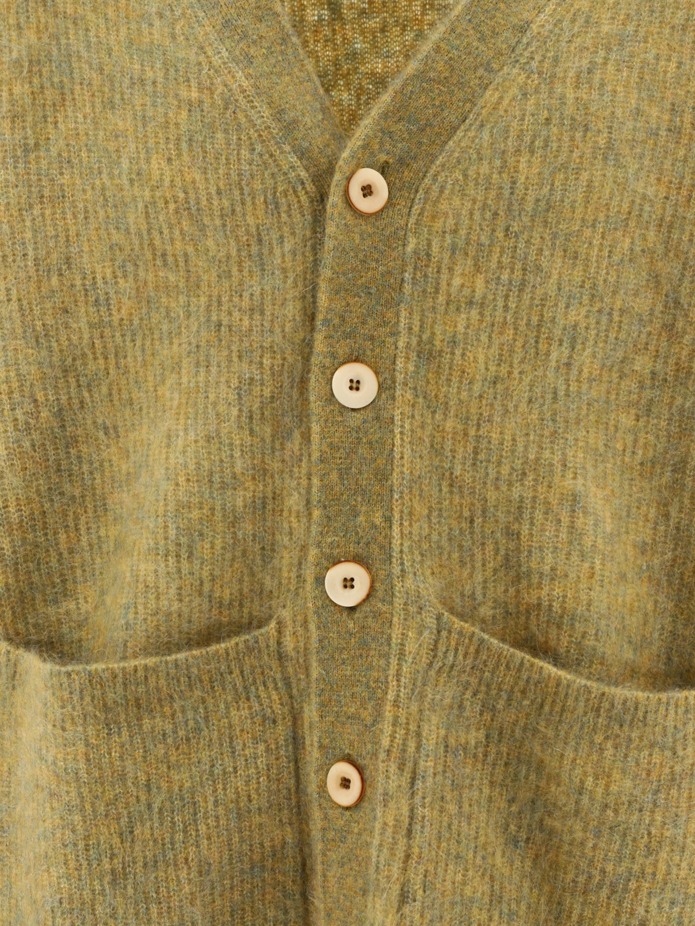 Cardigans 71% mohair 26% nylon 3% elastane  Green - Séfr Men | PDP | VIETTI Online Store | Zoom-Modal_3
