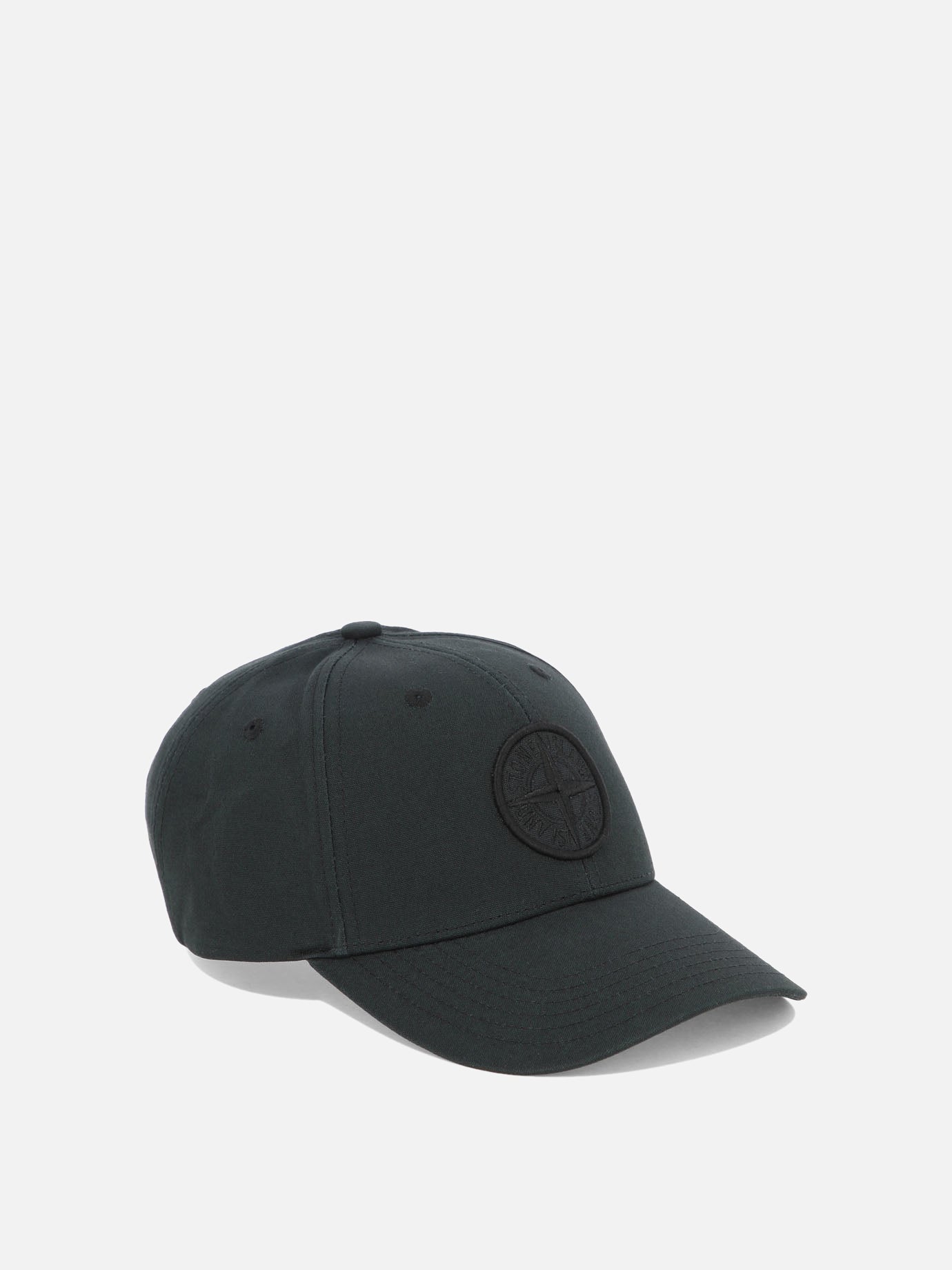 Baseball caps 100% cotton  Black - Stone Island Men | PDP | VIETTI Online Store | Zoom-Modal_2
