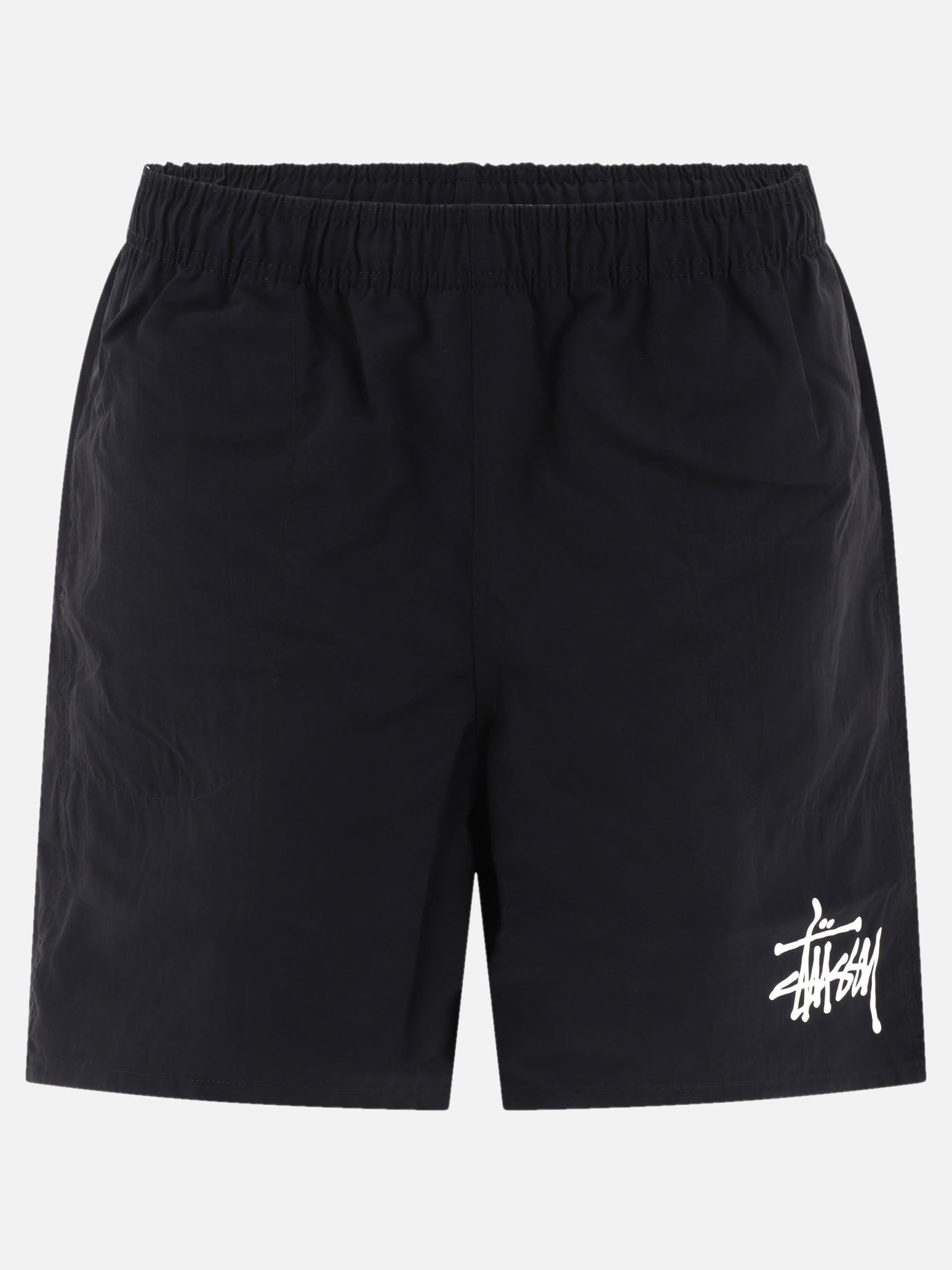 Stüssy "Big Basic" swim shorts Black