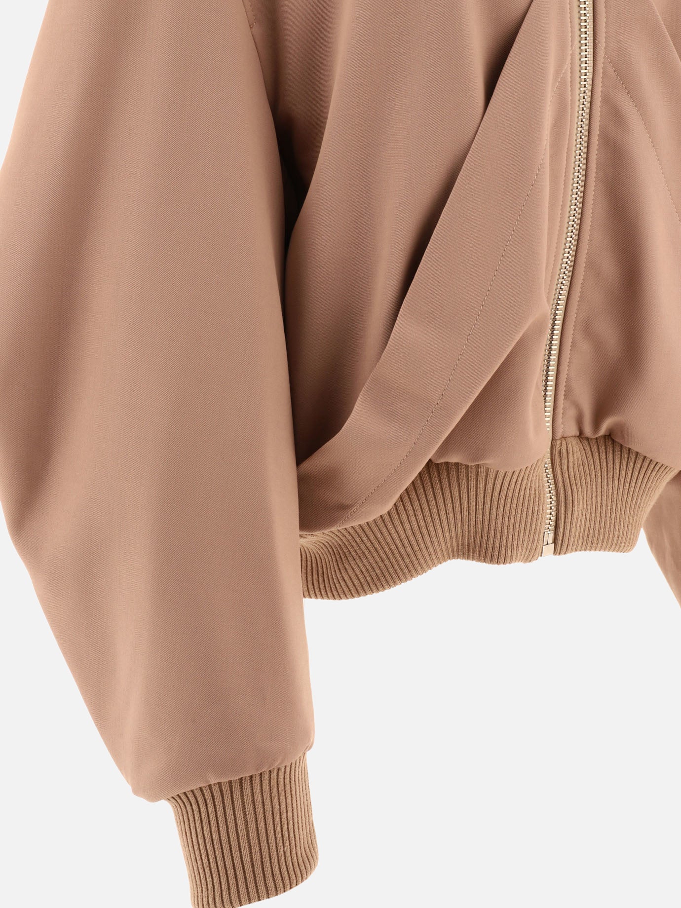 Bomber jackets 100% virgin wool  Beige - The Attico Women | PDP | VIETTI Online Store | Zoom-Modal_4
