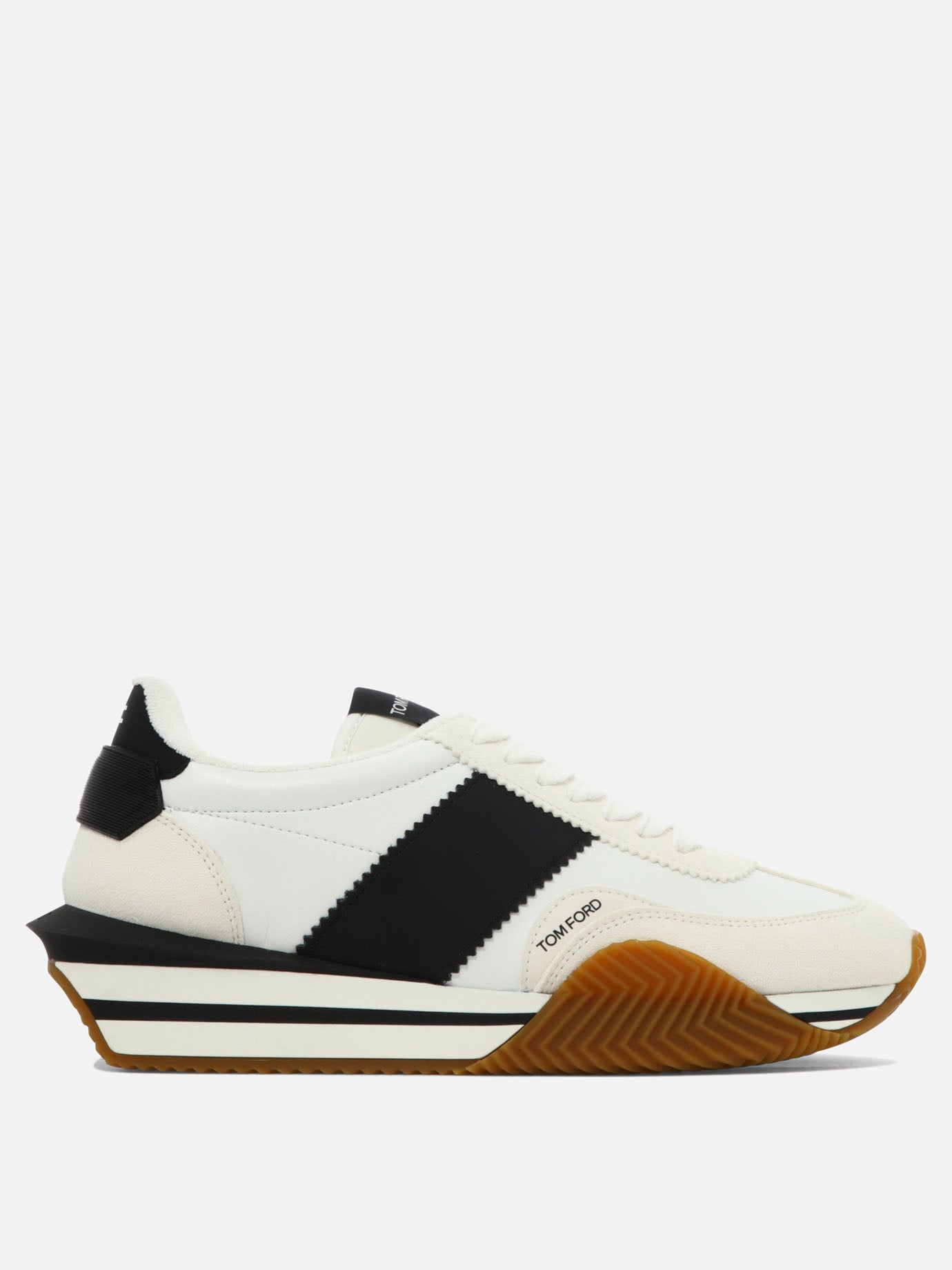 Low top sneakers 60% calf leather 40% polyamide - 100% rubber  White - Tom Ford Men | PDP | VIETTI Online Store | Zoom-Modal
