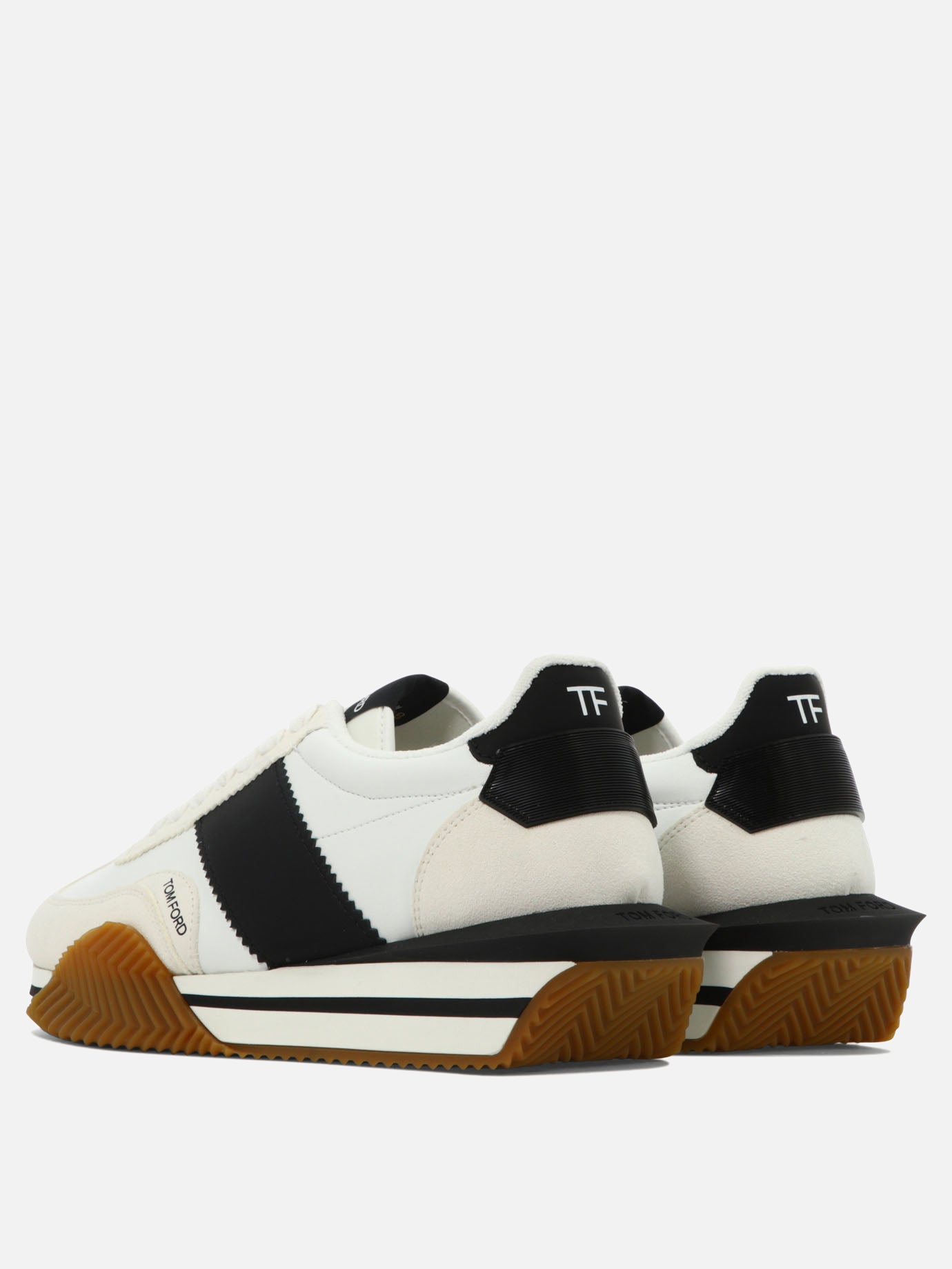 Low top sneakers 60% calf leather 40% polyamide - 100% rubber  White - Tom Ford Men | PDP | VIETTI Online Store | Zoom-Modal_4
