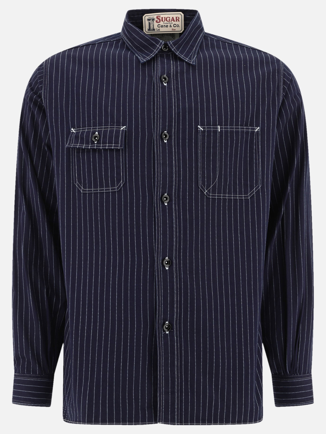 "Wabash Work" striped shirt