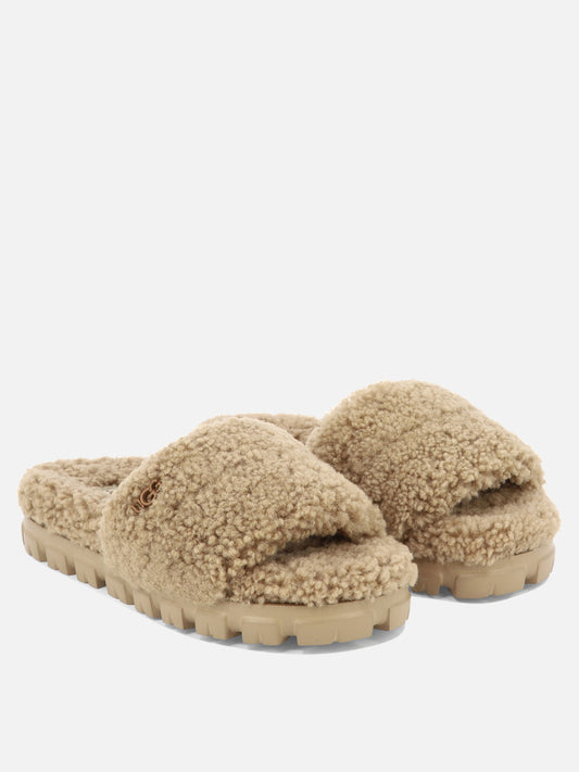 Flat sandals 100% shearling - 100% EVA  Beige - Ugg Women | PLP | VIETTI Online Store | 2
