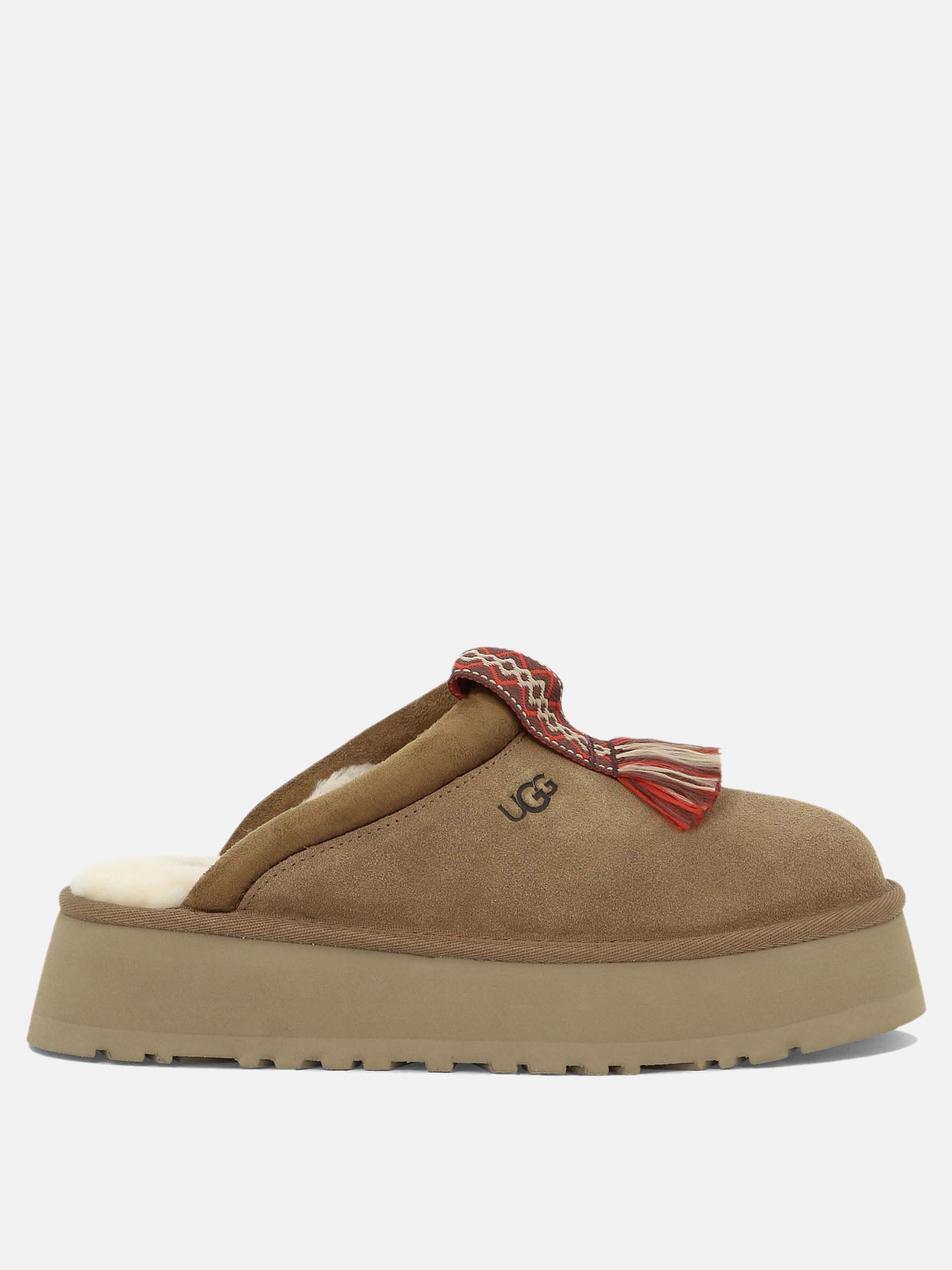 Slippers 100% suede - 100% rubber  Beige - Ugg Women | PDP | VIETTI Online Store | Zoom-Modal
