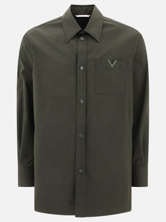 Overshirt jackets 4V3CIA9ACKV  Green - Valentino Men | PLP | VIETTI Online Store 
