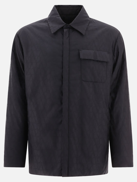 Overshirt jackets 100% polyamide - Padding: polyester  Black - Valentino Men | PLP | VIETTI Online Store 
