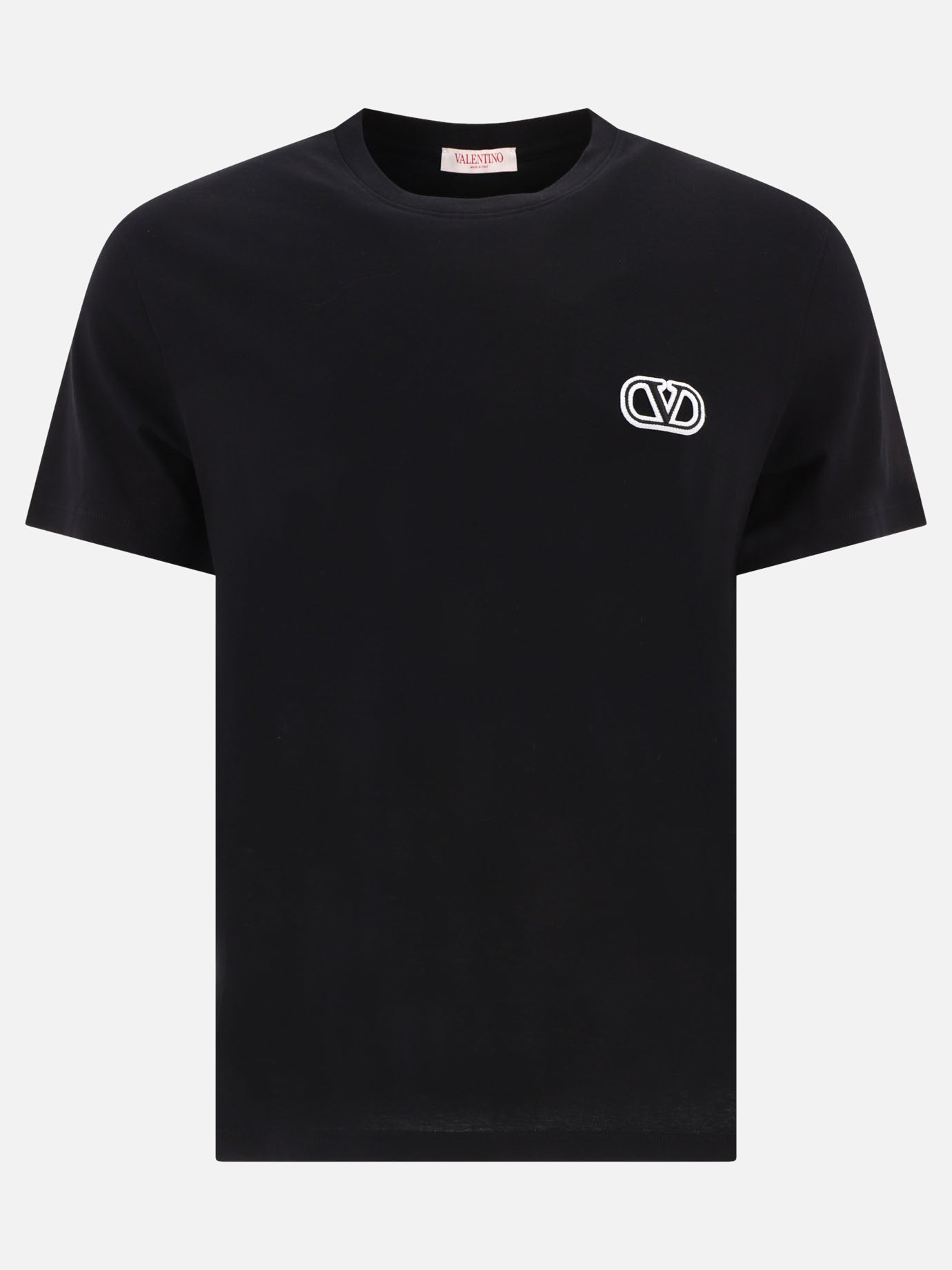 Crewneck t-shirts 100% cotton  Black - Valentino Men | PDP | VIETTI Online Store | thumbnail