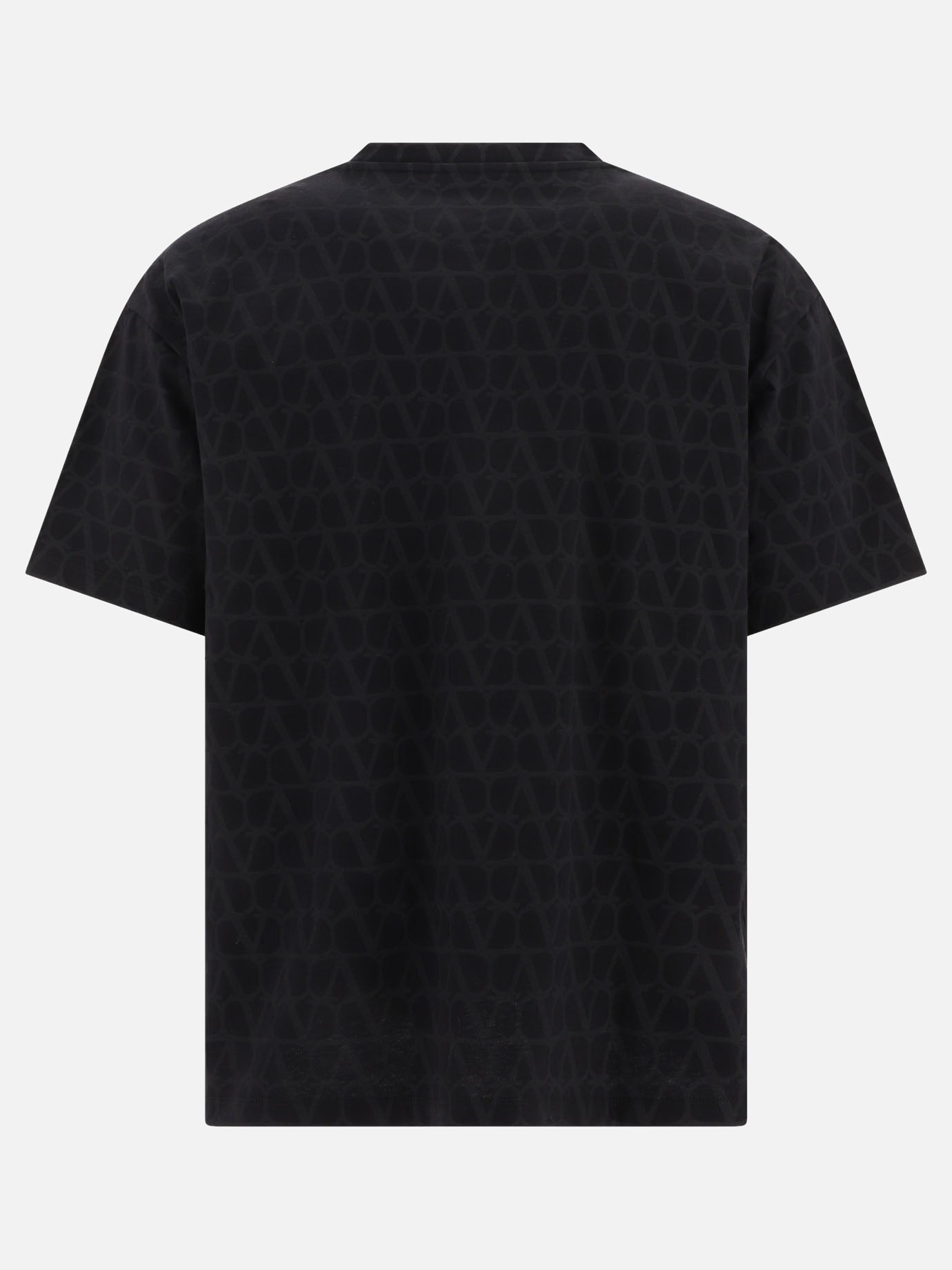 Crewneck t-shirts 100% cotton  Black - Valentino Men | PDP | VIETTI Online Store | thumbnail_2