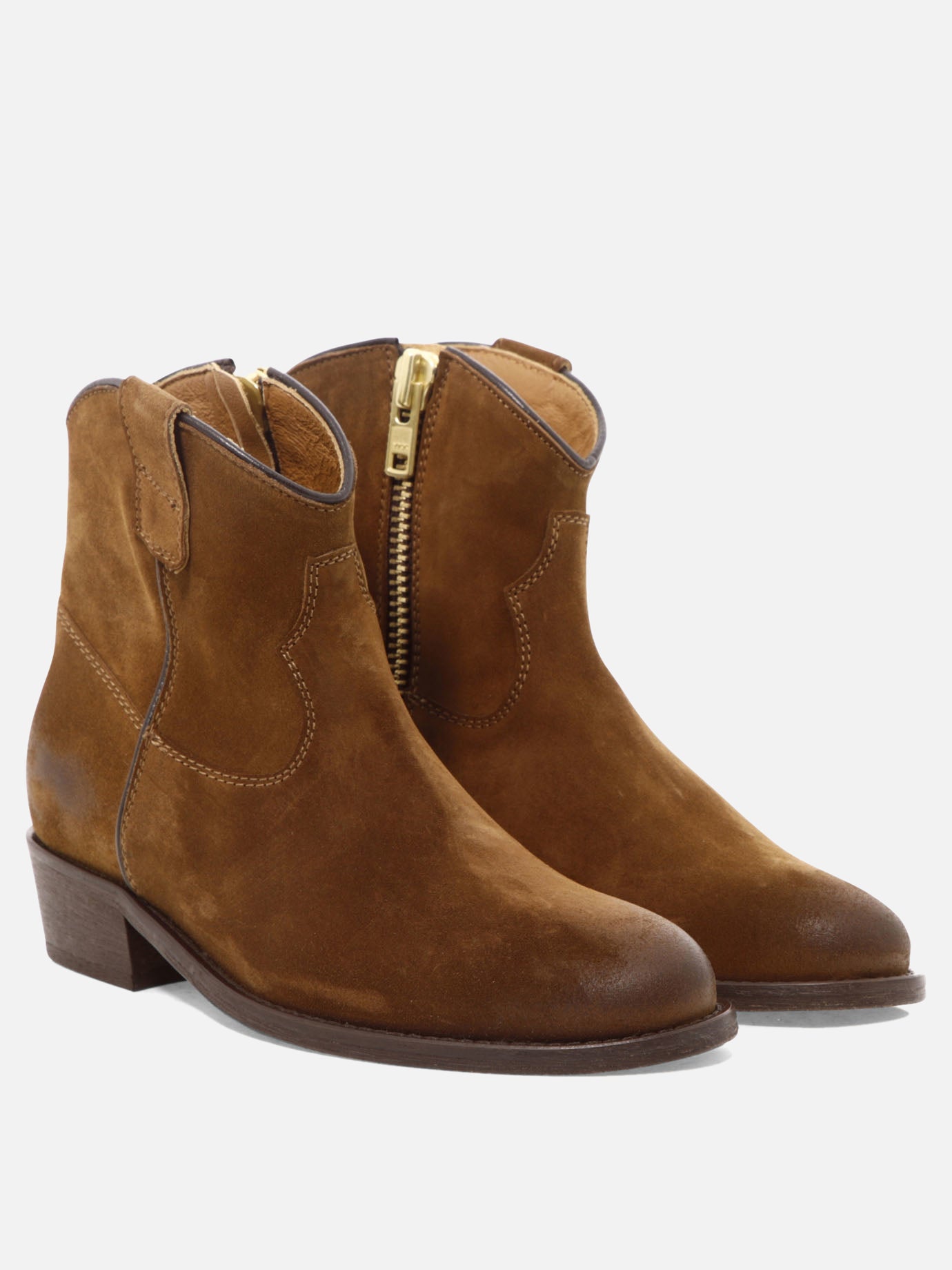 Cowboy 100% suede - 100% leather  Brown - Via Roma 15 Women | PDP | VIETTI Online Store | thumbnail_2