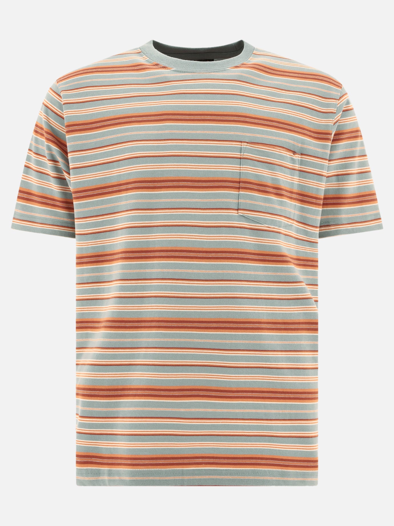 "Multi Stripe Pocket" t-shirt