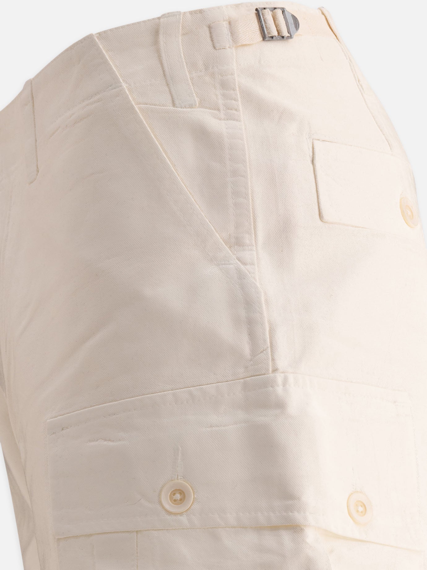 Gallery Dept. "Foil" cargo shorts White