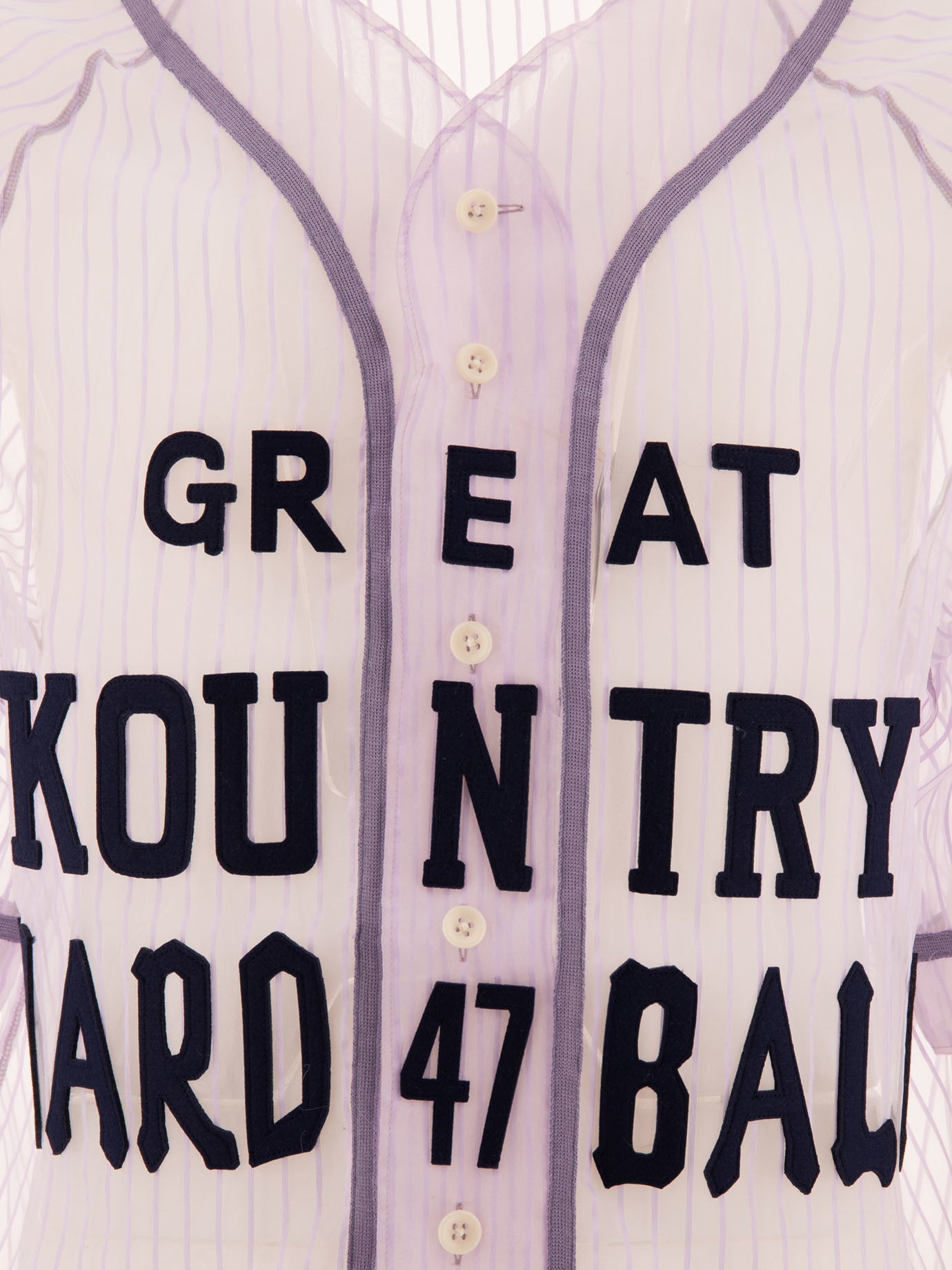 KAPITAL "Sheer Great Kountry" shirt Purple