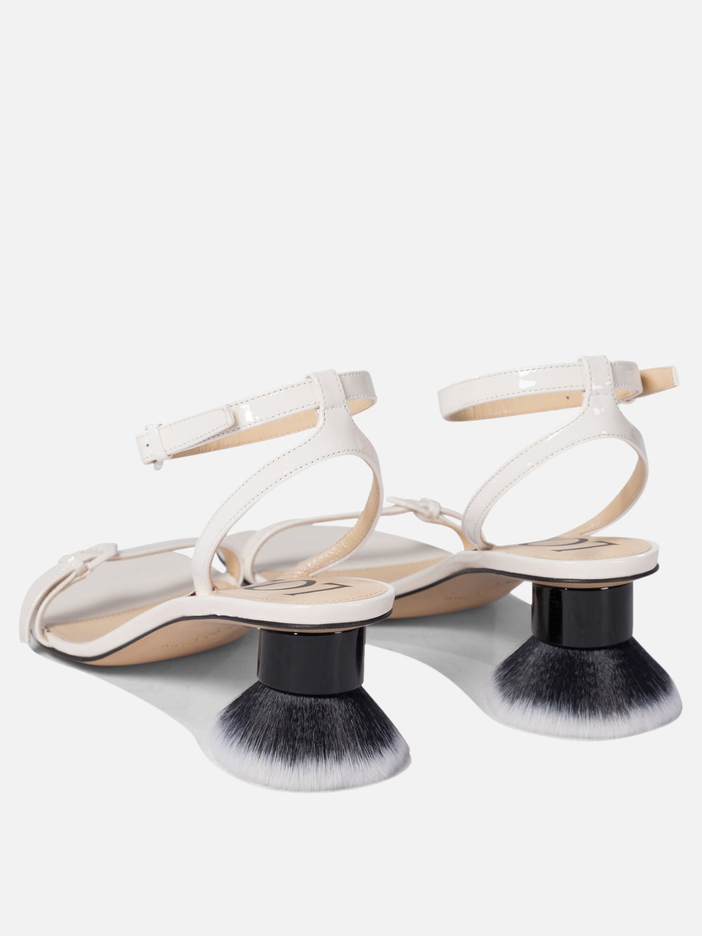 Loewe &quot;Petal Brush&quot; heeled sandal 19349303_36 White thumbnail_4