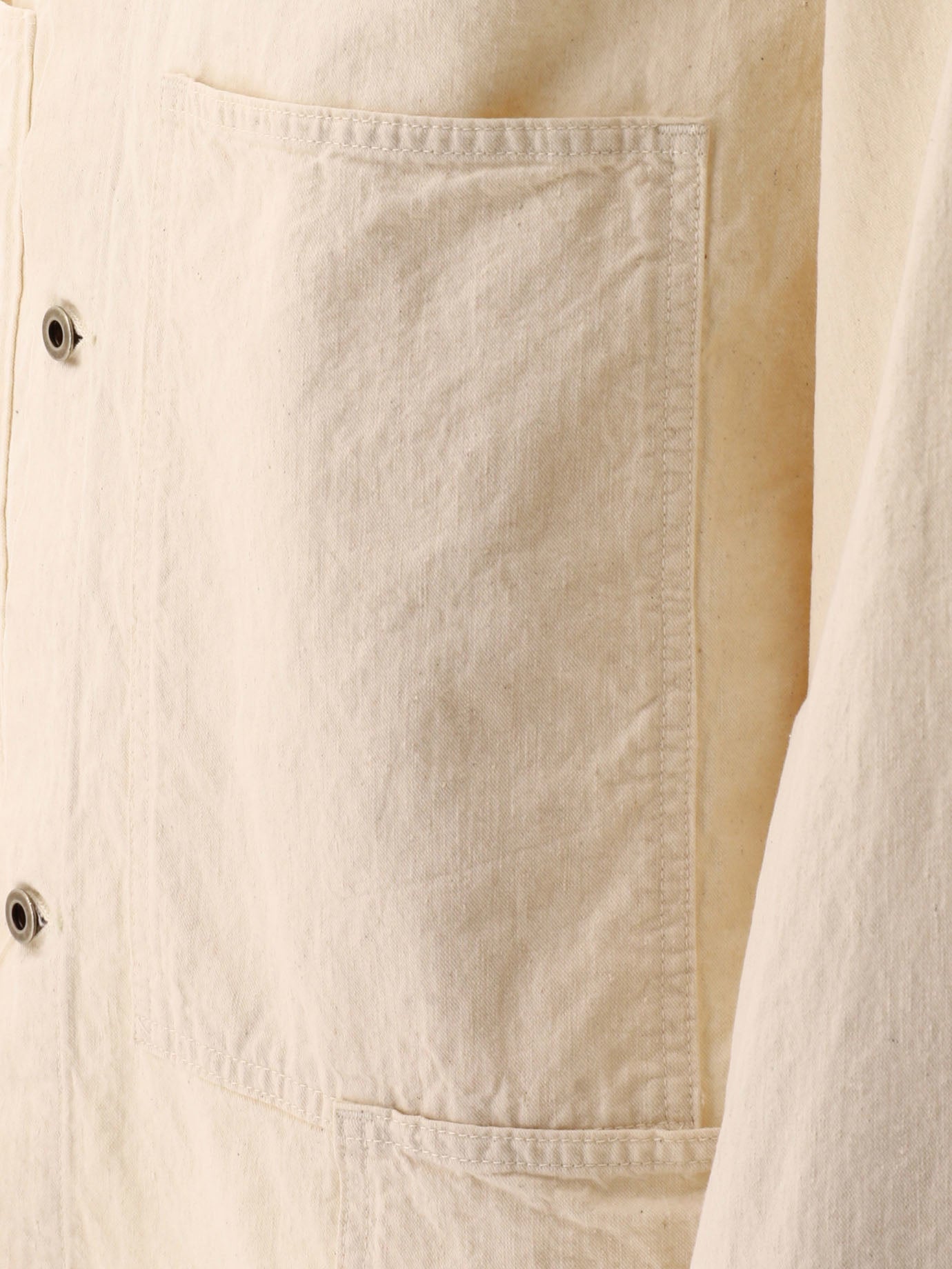 OrSlow "Utility" twill overshirt Beige