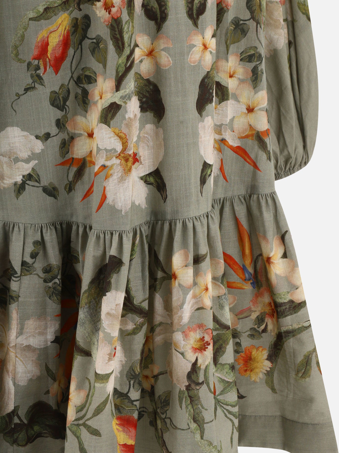 Mini dresses 100% cotton  Green - Zimmermann Women | PDP | VIETTI Online Store | thumbnail_4