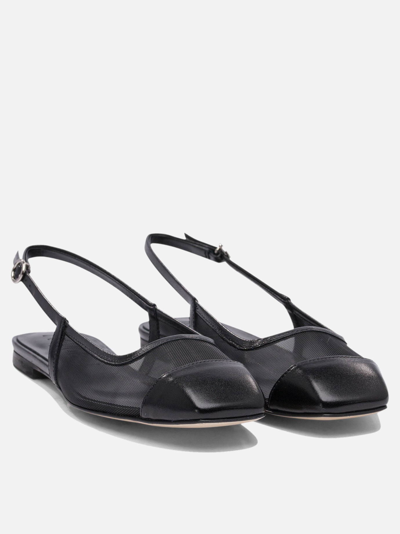Classic ballet flats 100% nappa leather - 100% cow leather  Black - Aeyde Women | PDP | VIETTI Online Store | thumbnail_2