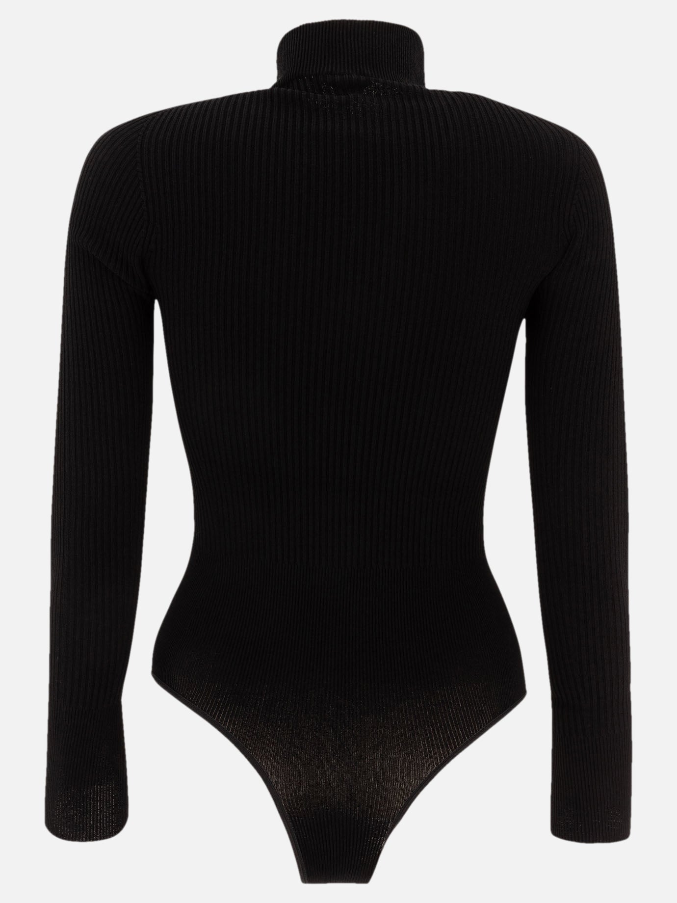 Alaïa Rib-knit bodysuit 11640186_36 Black thumbnail_2