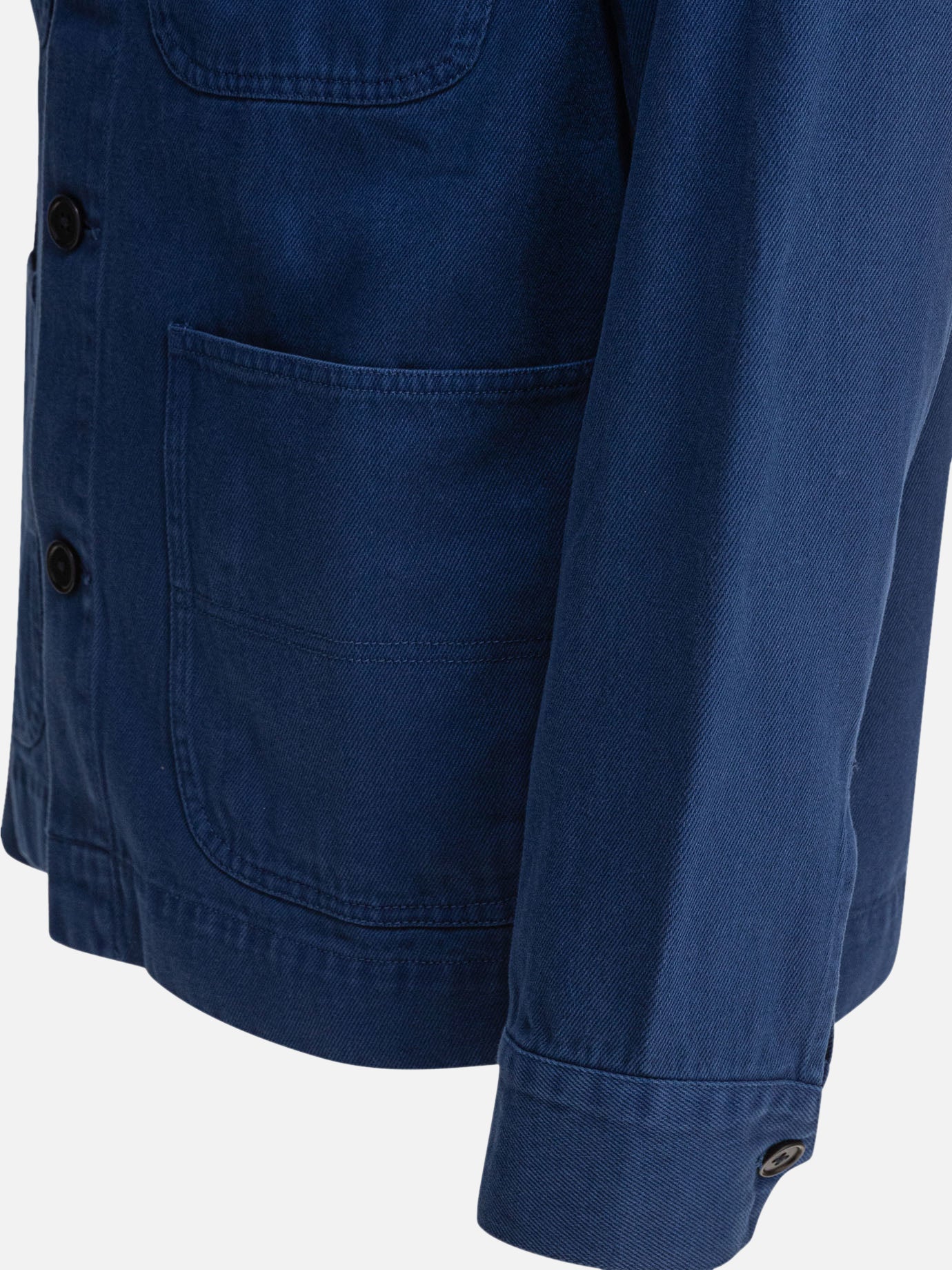 Overshirt jackets Solid colour  Blue - Alex Mill Men | PDP | VIETTI Online Store | Zoom-Modal_4
