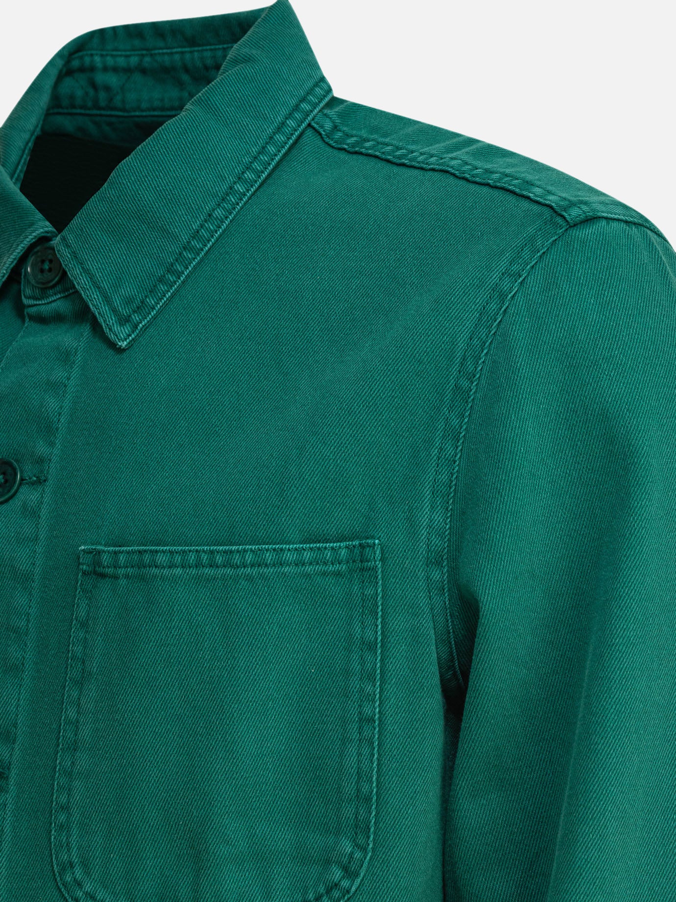 Alex Mill Work overshirt jacket 19795452_S Green thumbnail_4