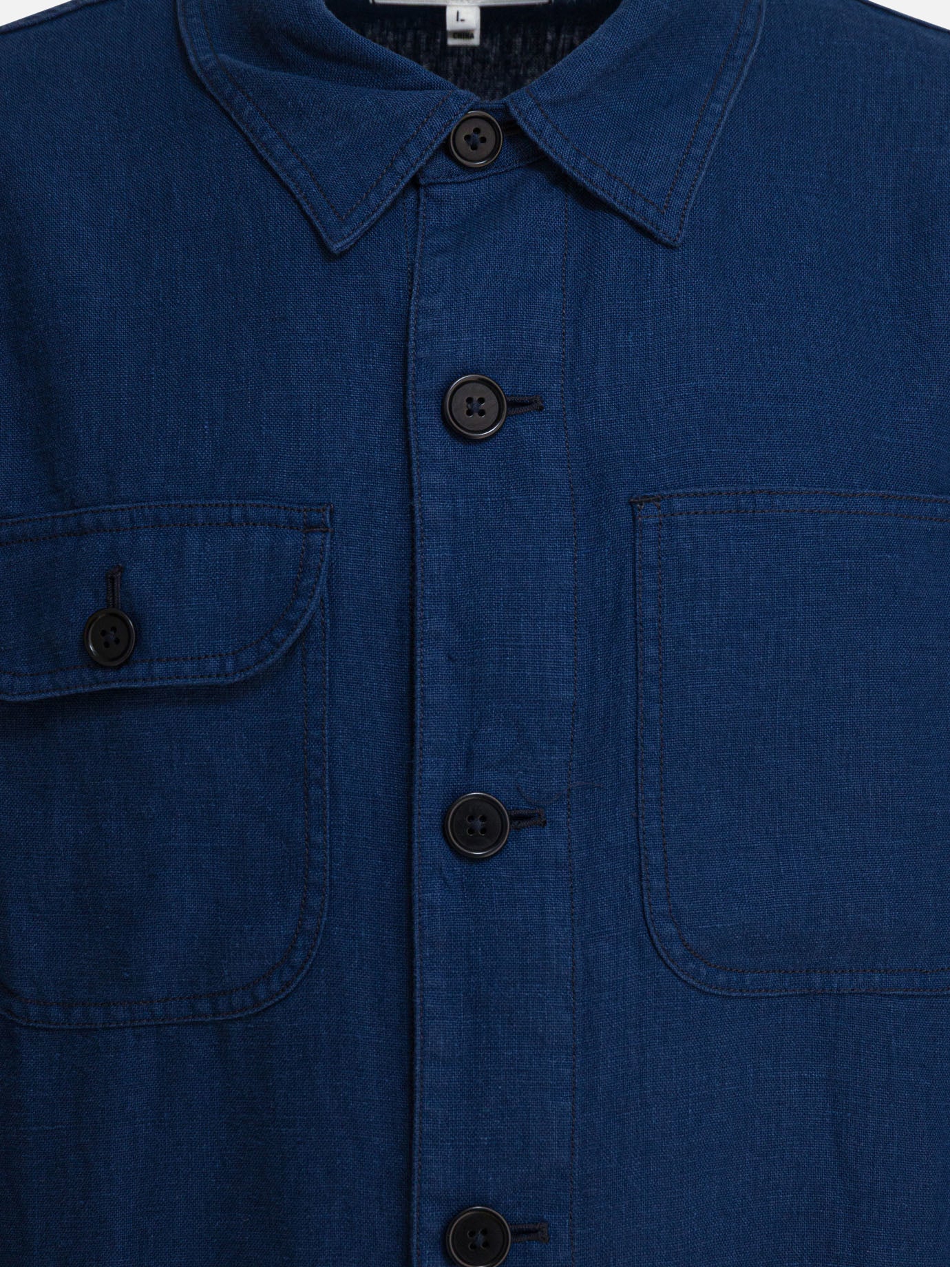 Alex Mill Linen work jacket 19935519_S Blue thumbnail_3