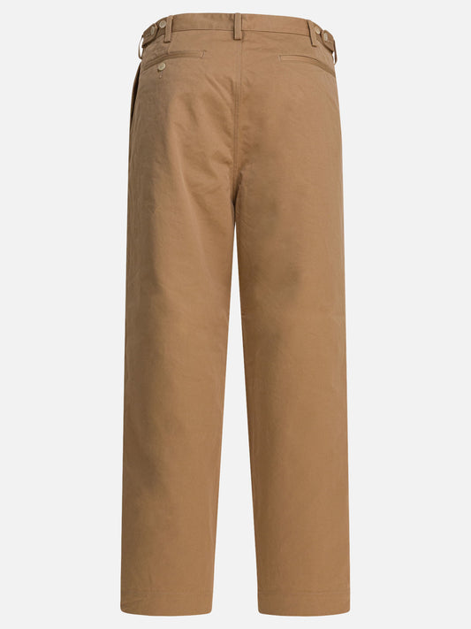 Leisure trousers Solid colour  Brown - Auralee Men | PLP | VIETTI Online Store | 2
