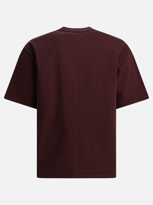 Crewneck t-shirts Solid colour  Brown - Auralee Men | PDP | VIETTI Online Store | 2
