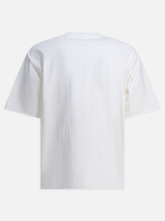 Crewneck t-shirts Solid colour  White - Auralee Men | PDP | VIETTI Online Store | 2

