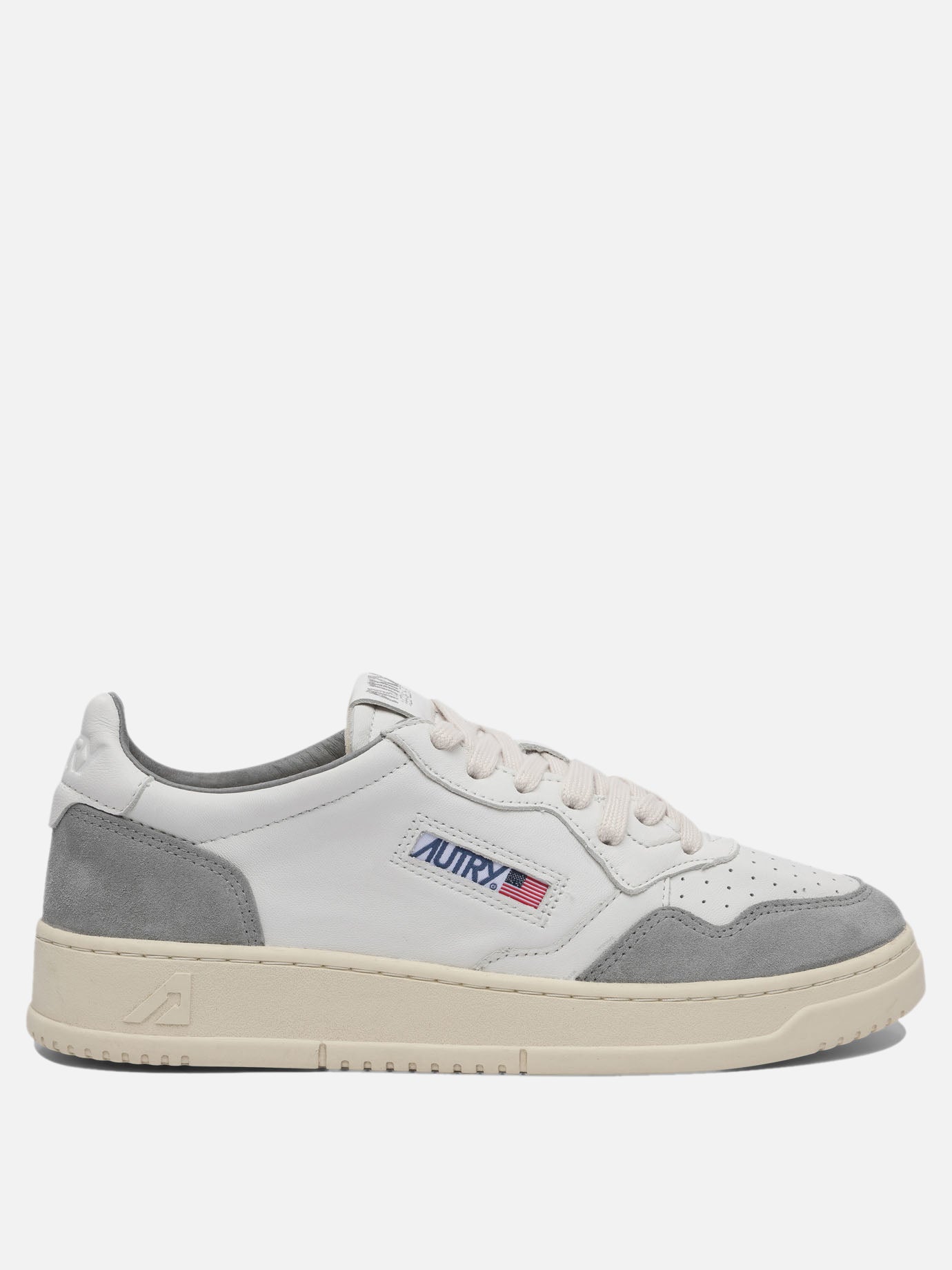 Low top sneakers 100% cow leather - 100% rubber  Grey - Autry Men | PDP | VIETTI Online Store | thumbnail