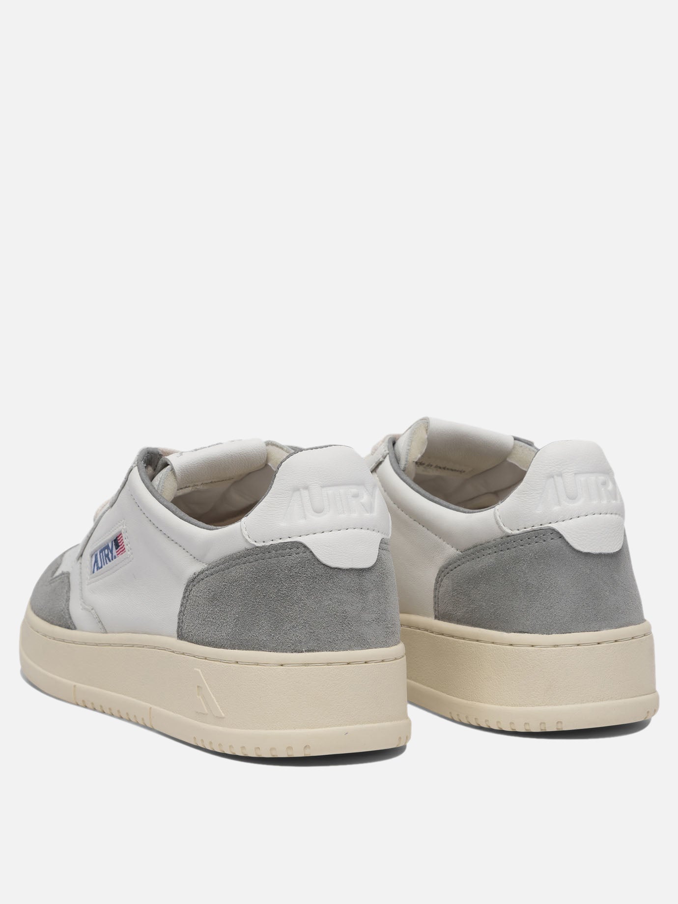 Low top sneakers 100% cow leather - 100% rubber  Grey - Autry Men | PDP | VIETTI Online Store | thumbnail_4