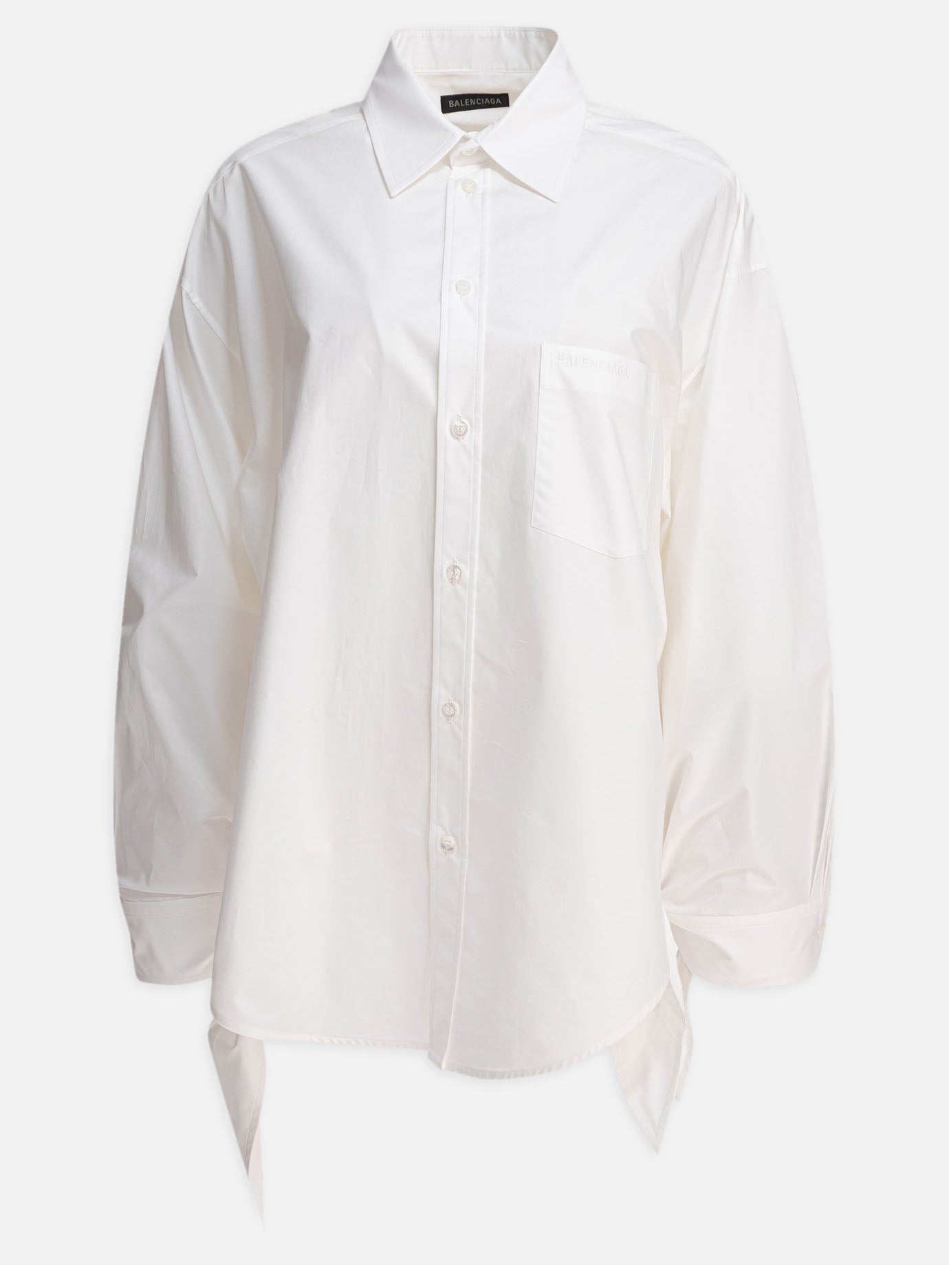 Casual shirts Solid colour  White - Balenciaga Women | PDP | VIETTI Online Store | thumbnail