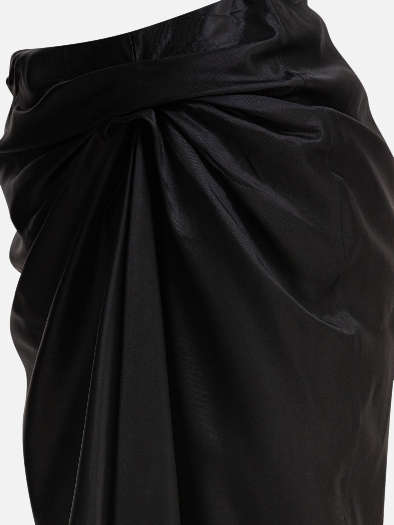Midi skirts Solid colour  Black - Balenciaga Women | PDP | VIETTI Online Store | thumbnail_4