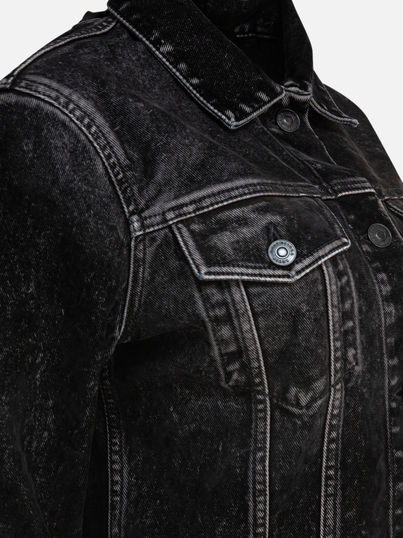 Denim jackets Denim  Black - Balenciaga Women | PDP | VIETTI Online Store | Zoom-Modal_3
