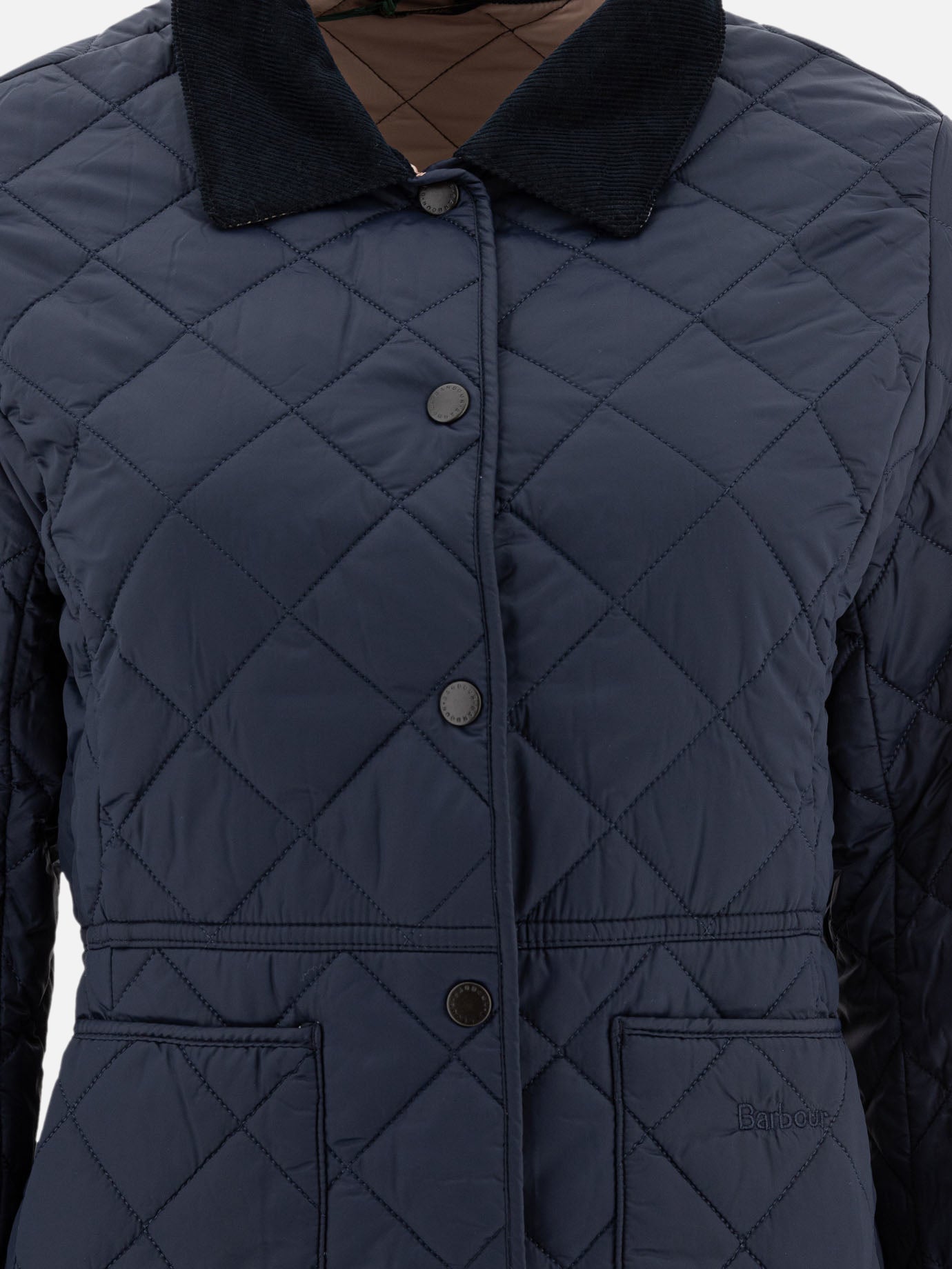 Quilted & Utility Jackets Solid colour  Blue - Barbour Women | PDP | VIETTI Online Store | Zoom-Modal_3
