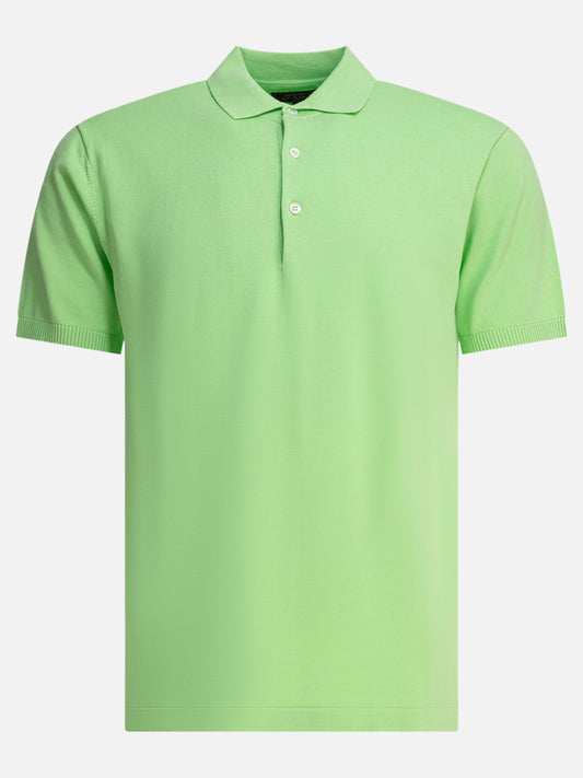 Beams Plus "12G" polo shirt 14334799_S Green 1