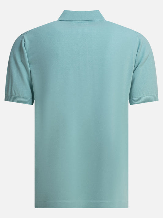 Beams Plus "12G" polo shirt 19751138_S Light blue 2