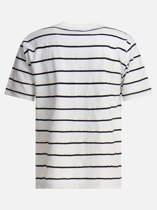 Beams Plus Striped T-shirt 16412622_S White 2