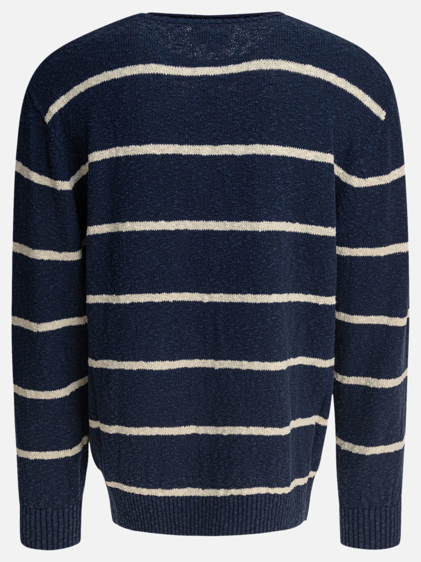Crewneck sweaters Striped  Blue - Beams Plus Men | PDP | VIETTI Online Store | Zoom-Modal_2
